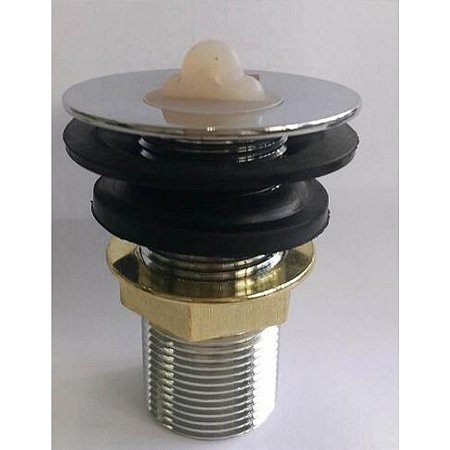 Válvula Para Lavatório Sem Ladrão - Cromada - Wj-1015-Cr - Jiwi