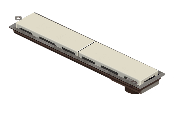 Ralo Linear Pvc Sifonado 50Cm Acab. Bege - 4222 - Ralo Linear
