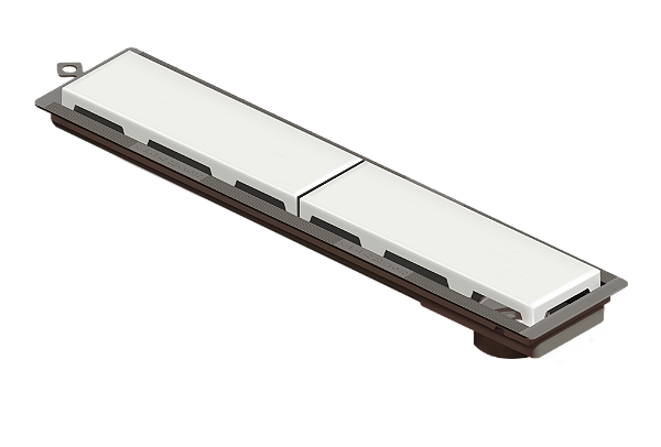 Ralo Linear Pvc Sifonado 50Cm Acab. Branco - 4224 - Ralo Linear