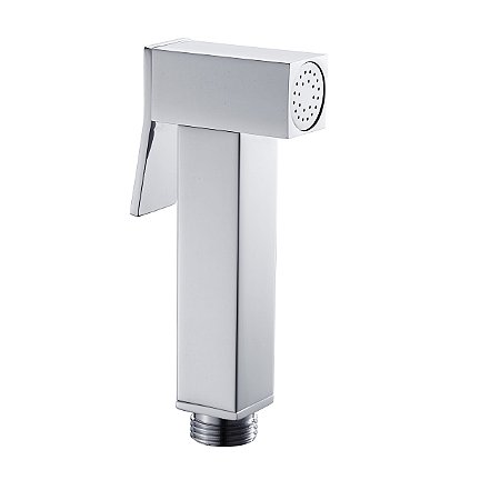 Gatilho Para Ducha Higiênica De Metal Quadrado - Cromado  - Wj-1088-Be-Cr - Jiwi