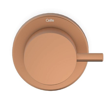 Acabamento Registro Base Celite 1/2, 3/4 E 1 Basic Rose Gold Matte - B5039C7R2B - Celite