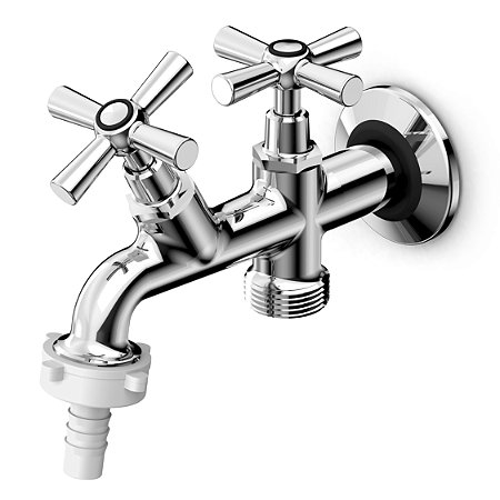 Torneira Para Tanque E Máquina De Parede Eco-N Celite - B5007F2Cr3 - Celite