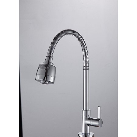 Torneira Para Cozinha De Mesa Bica Móvel - Wj-1167-St-Cr-Ch - Jiwi