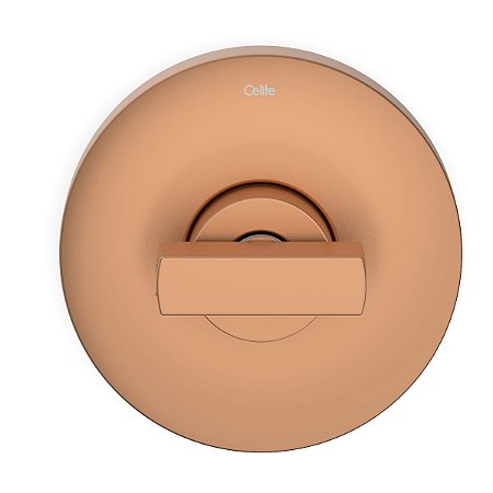 Acabamento De Registro Para Base Docol 1.1/4  1.1/2  Flow Rose Gold Matte - B5026F3R20 - Celite