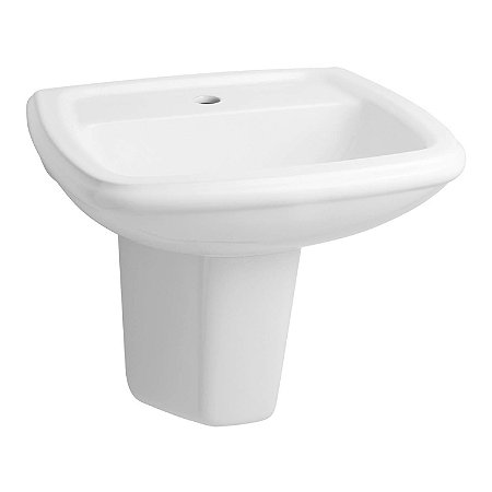 Lavatório Para Coluna 520X430 Furo Central Sem Ladrao Fit - 1660060021300 - Celite