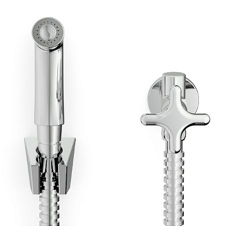 Ducha Higiênica Com Derivação Cross Cromado - B5003F6Crb - Celite