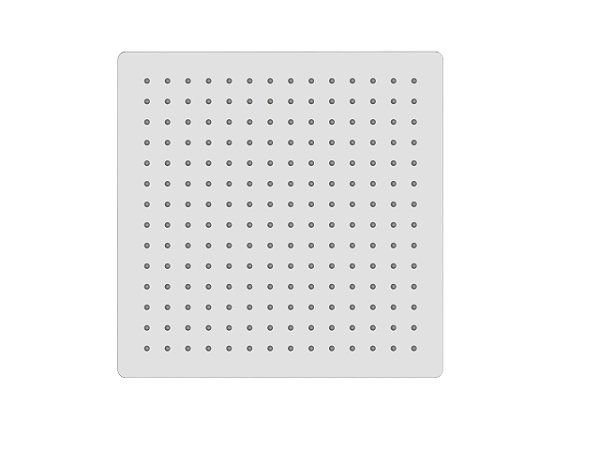 Ducha Quadrada 30 X 30 Slim Em Metal - Cromada - Wj-Dc-30-Q-Cr - Jiwi
