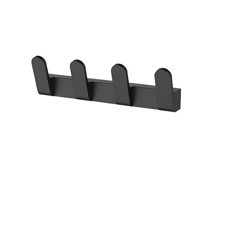 Cabide Quádruplo - Black - Wj-2064-Mo-Bl - Jiwi