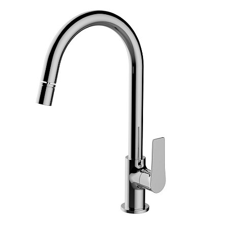 Torneira Para Cozinha De Mesa Bica Móvel - Wj-1167-At-Cr - Jiwi