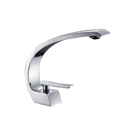 Misturador Monocomando Para Lavatório De Mesa - Meia Lua - Cromada - Wj-2875-Vn-Cr - Jiwi