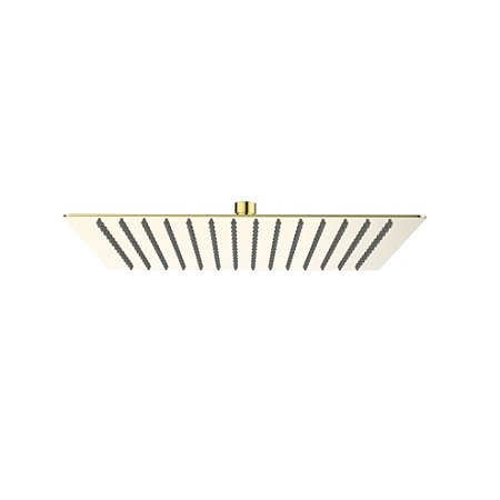 Ducha Quadrada 30 X 30 Slim Em Metal - Gold - Wj-Dc-30-Q-Gd - Jiwi