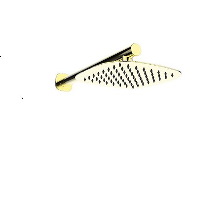 Ducha Slim Com Haste Redonda  - Gold - Wj-Dh-22-R-Gd - Jiwi