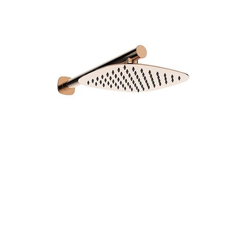 Ducha Slim Com Haste Redonda  - Rose Gold - Wj-Dh-22-R-Rg - Jiwi