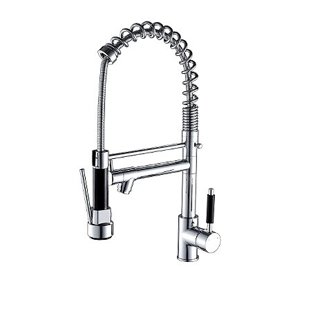 Misturador Monocomando Para Cozinha De Mesa Gourmet Mola - Gatilho Abs - Wj-2249-1-Rm-Cr - Jiwi