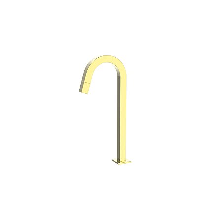 Torneira Para Lavatório De Mesa Pisa - Bica Alta - Gold - Wj-1198-Pi-Gd - Jiwi