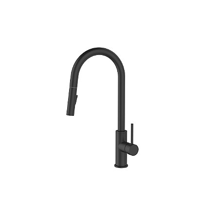 Misturador Monocomando Para Cozinha De Mesa Bica Móvel - Black - Wj-2216-Db-Bl - Jiwi
