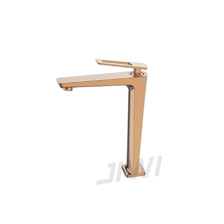 Misturador Monocomando Para Lavatório De Mesa Bica Alta  - Wj-2885-Tn-Rg - Jiwi
