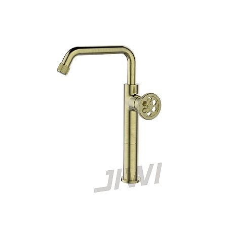 Misturador Monocomando Para Lavatório De Mesa Bica Alta  - Wj-2885-Dt-Gs - Jiwi
