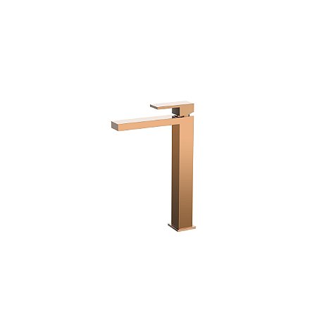 Misturador Monocomando Para Lavatório De Mesa Bica Alta - Madrid - Rose-Gold - Wj-2885-Md-Rg - Jiwi