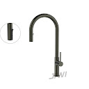Misturador Monocomando Para Cozinha Bica Móvel Flexivel De Mesa Cinza - Wj-2215-Db-Cz - Jiwi