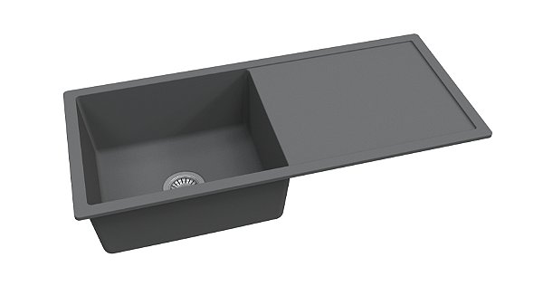 Cuba Cozinha Acafrao 100 - Duraquartz Cinza Urbano - Sccd0050404 - Sabbia