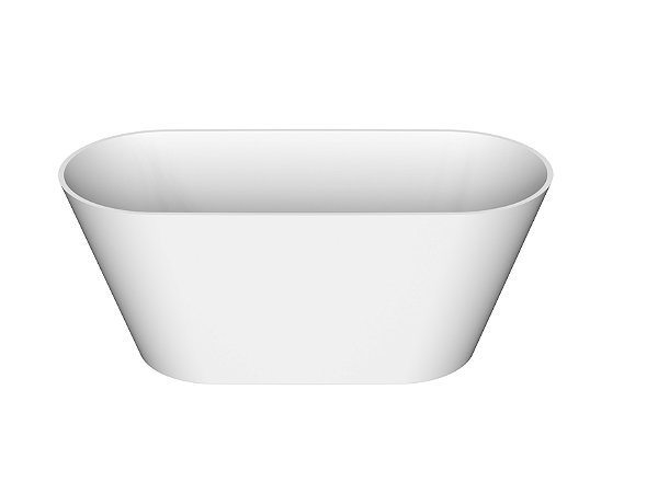 Banheira Alagoas - Duramatt Fosco Acetinado Branco - Sifao Externo Dourado - Sbbf01001010202 - Sabbia