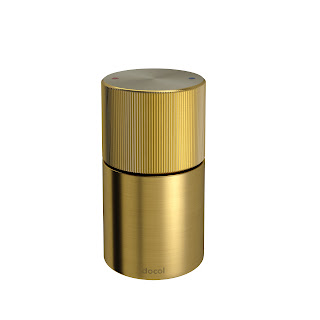 Banheira Bahia - Duraquartz Cinza Urbano - Valvula Click Preto Fosco - Sbcd00204040103 - Sabbia