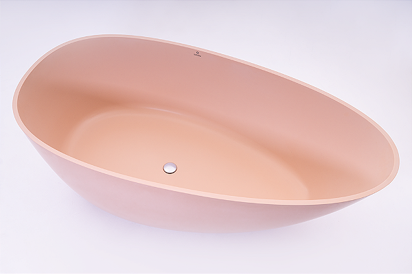 Banheira Angra - Duramatt Rustico Nude - Valvula Click Dourado - Sbcr00103030102 - Sabbia