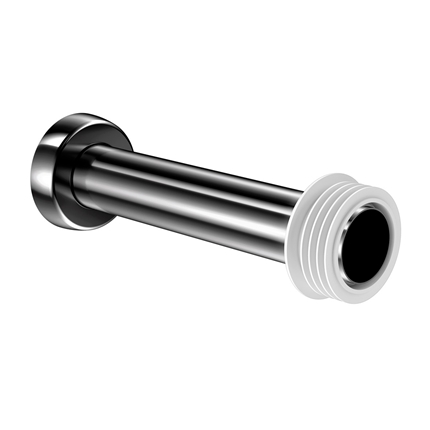 Tubo De Ligação Bacia 30 Cm Grafite Polido - 00626648 - Docol