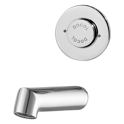 Torneira Para Banheiro De Parede Antivandalismo 135Mm Ciclo Fixo Pressmatic - 00633206 - Docol