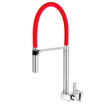 Torneira Para Cozinha De Parede Bica Alta Doc Vermelho - 00742879 - Docol