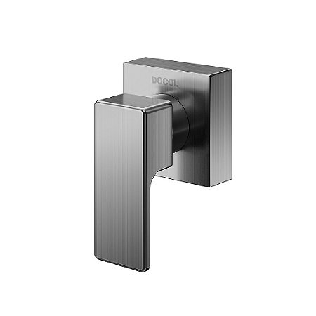 Acabamento Para Registro Base Deca 1/2", 3/4" E 1" Edge Grafite Escovado - 00873970 - Docol