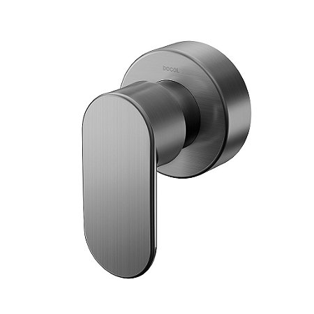 Acabamento Para Registro Base Deca 1/2", 3/4" E 1" Docol Kaila Grafite Escovado - 00886670 - Docol