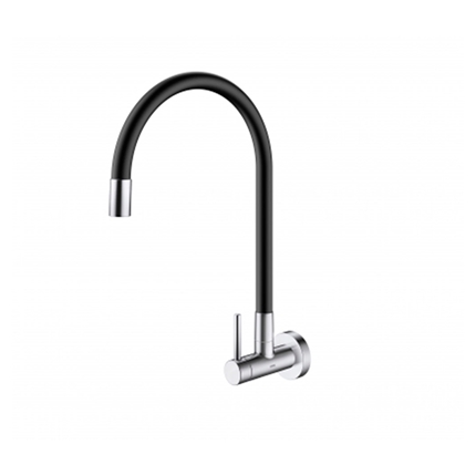 Torneira Para Cozinha De Parede Docol Spice Preta - 00904857 - Docol
