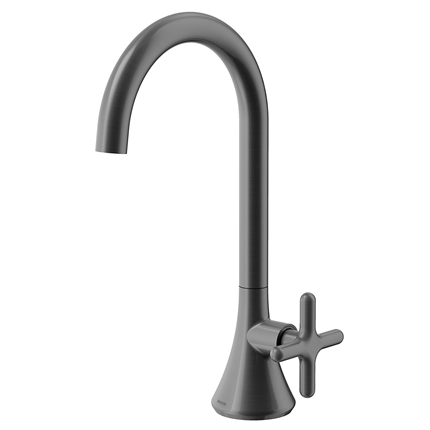 Torneira Para Banheiro 290 Liss Grafite Escovado - 00921070 - Docol