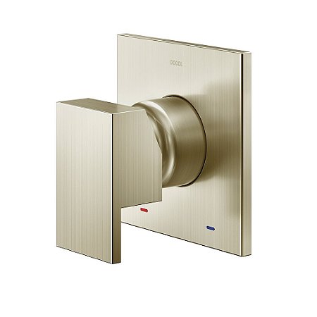 Acabamento Monocomando Para Chuveiro 3/4" Alta Vazão New Edge/Minima Níquel Escovado - 00925944 - Docol