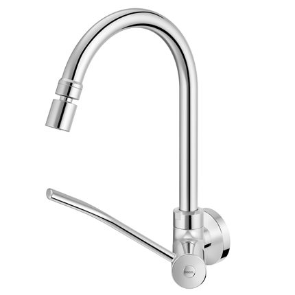 Torneira Para Cozinha De Parede Com Alavanca Bica Móvel Benefit - 00947006 - Docol