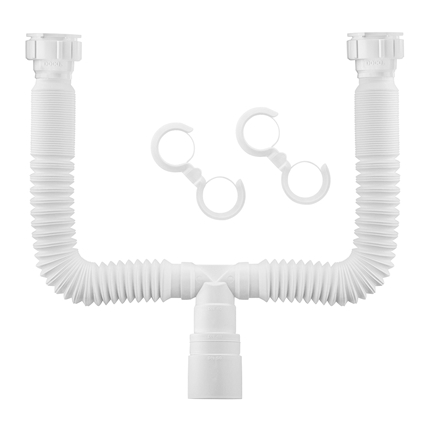 Sifão Extensível Universal Duplo - 01231826 - Docol