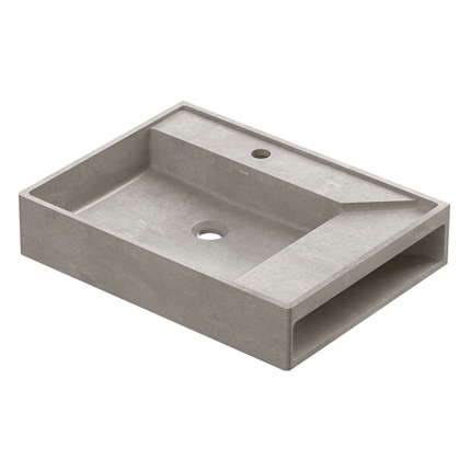 Cuba De Apoio Com Mesa Direita 600X450X120 Docolconcreta - 012366Aw - Docol