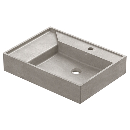 Cuba De Apoio Com Mesa Esquerda 600X450X120 Docolconcreta - 012367Aw - Docol