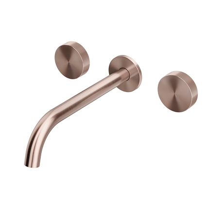 Misturador De Parede Mix&Match Com Bica 230 Cobre Escovado - 01251369 - Docol