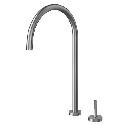 Misturador Para Cozinha De Mesa Joystick Mix&Match Grafite Escovado - 01545970 - Docol