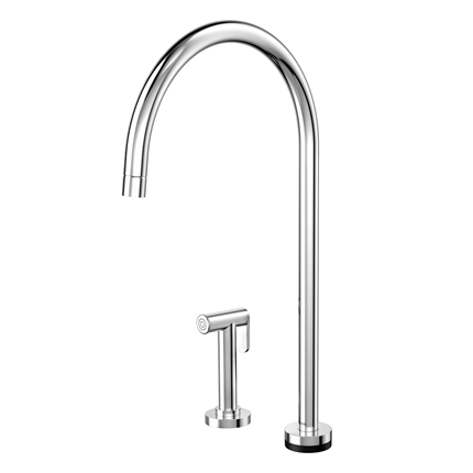 Torneira Para Cozinha De Mesa Com Ducha Lateral Presence Mix&Match - 01546406 - Docol
