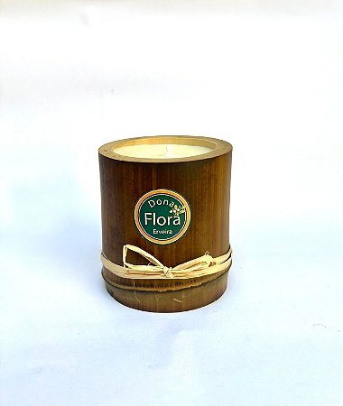 VELA AROMÁTICA NO BAMBU - FLOR DE LARANJEIRA 150ML
