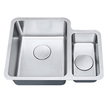 Cuba Dupla F201 Inox Escovado - ARE-F201 - ARELL