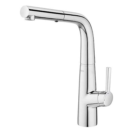 Monocomando Para Cozinha De Mesa Bica Extraível 90° Com 2 Funções Syra Cromado - A5A852AC0C - ROCA