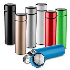 Garrafa Térmica de Inox com Infusor