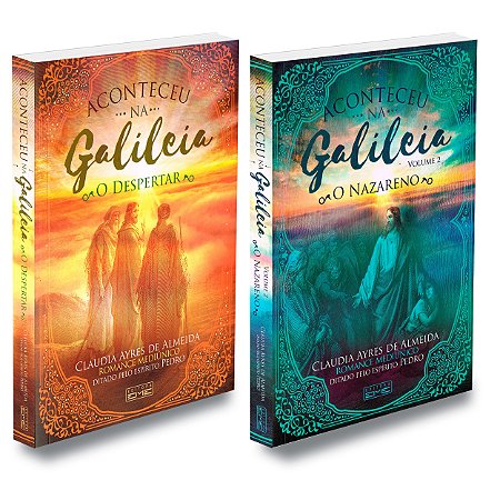 Kit Aconteceu Na Galileia -Volume 1e 2-Romance Mediúnico