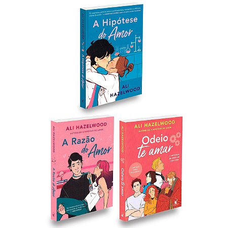 Kit Hipótese Do Amor+A Razão Do Amor+ Odeio te amar - Ali Hazelwood