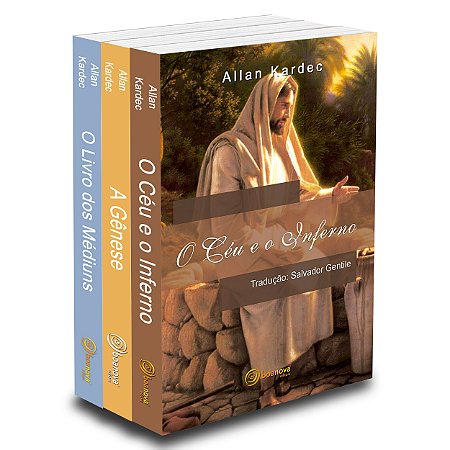 Kit O Livro dos Médiuns + A Gênese + O Céu e O Inferno